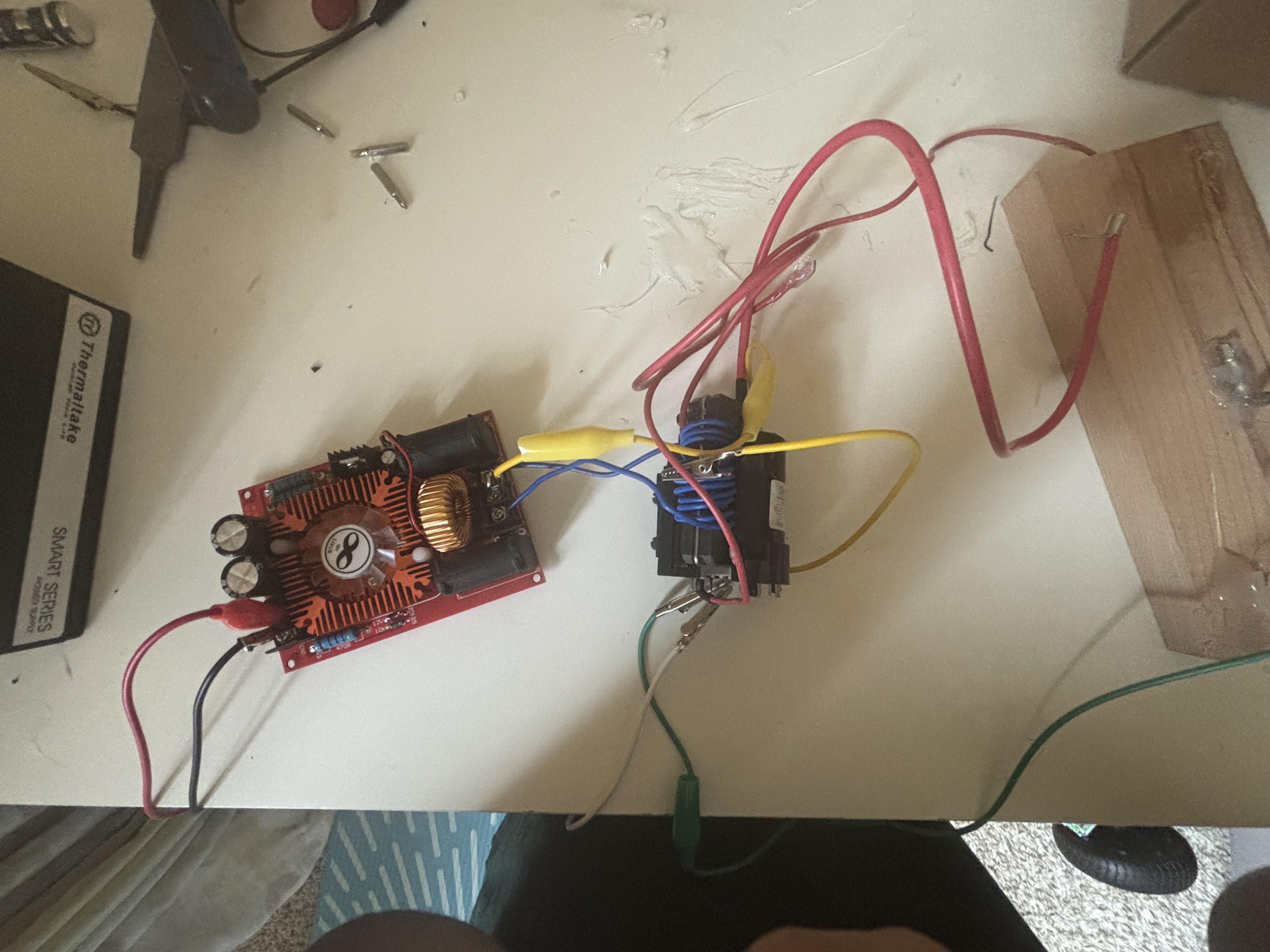 Flyback transformer and ZVS driver board