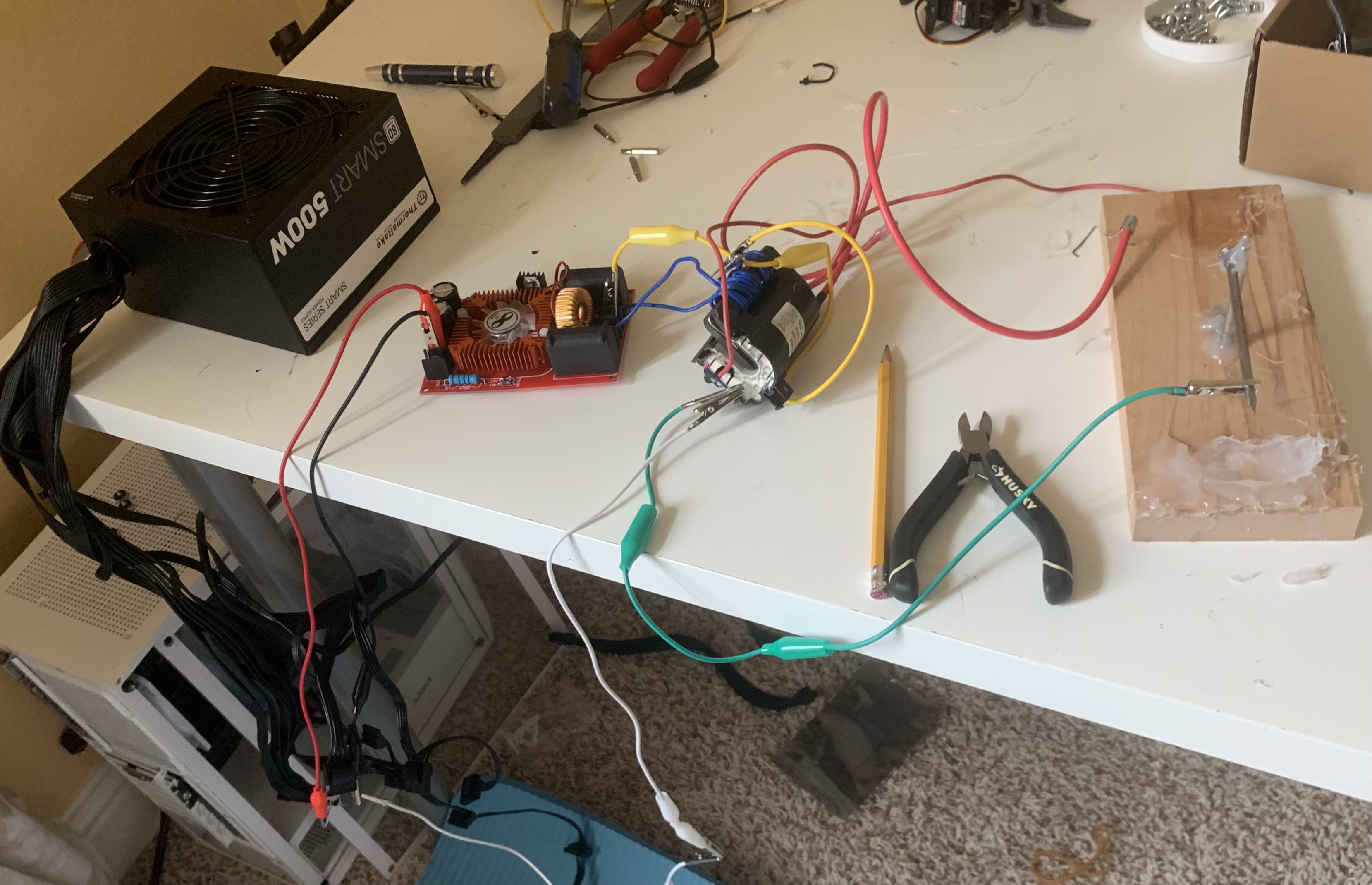 Plasma generator setup