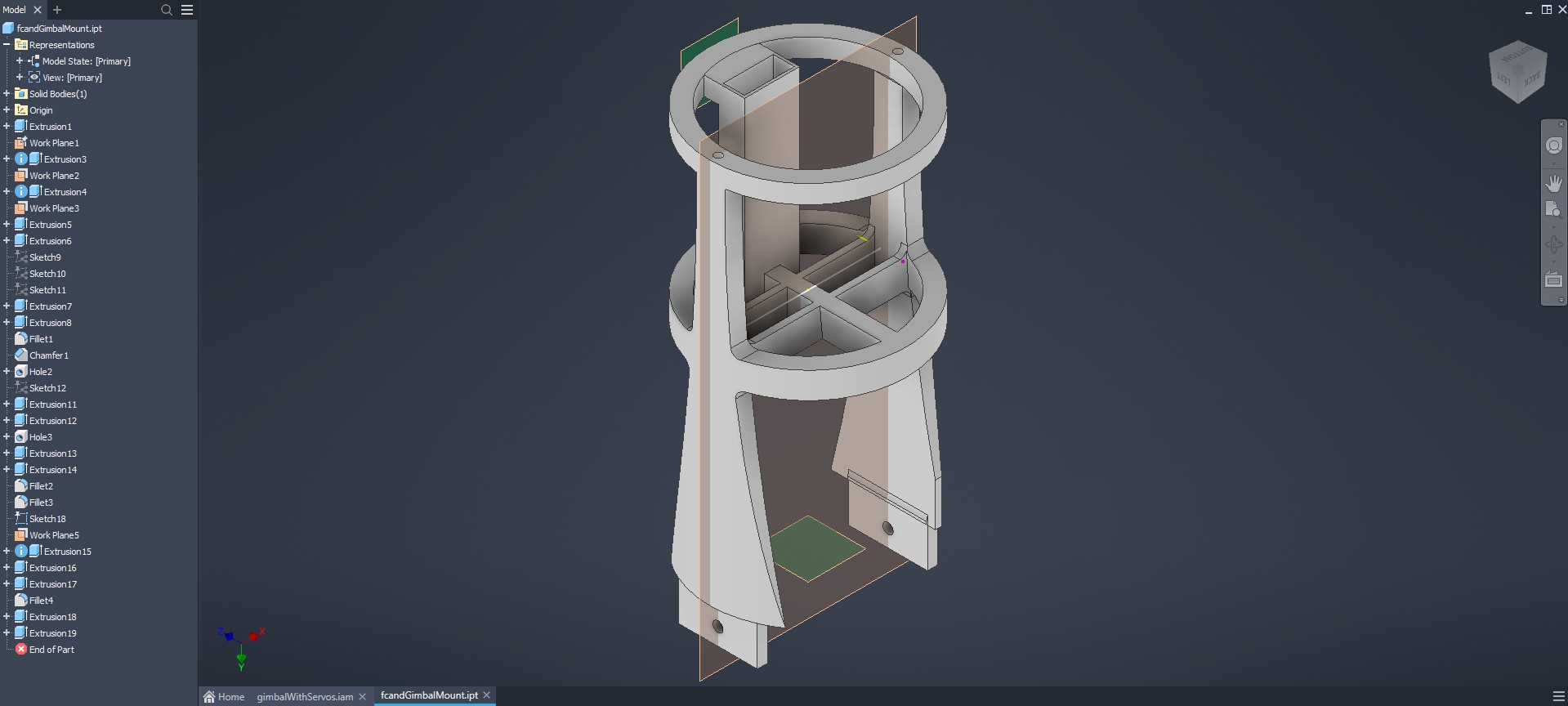 FCandGimbal Mount CAD