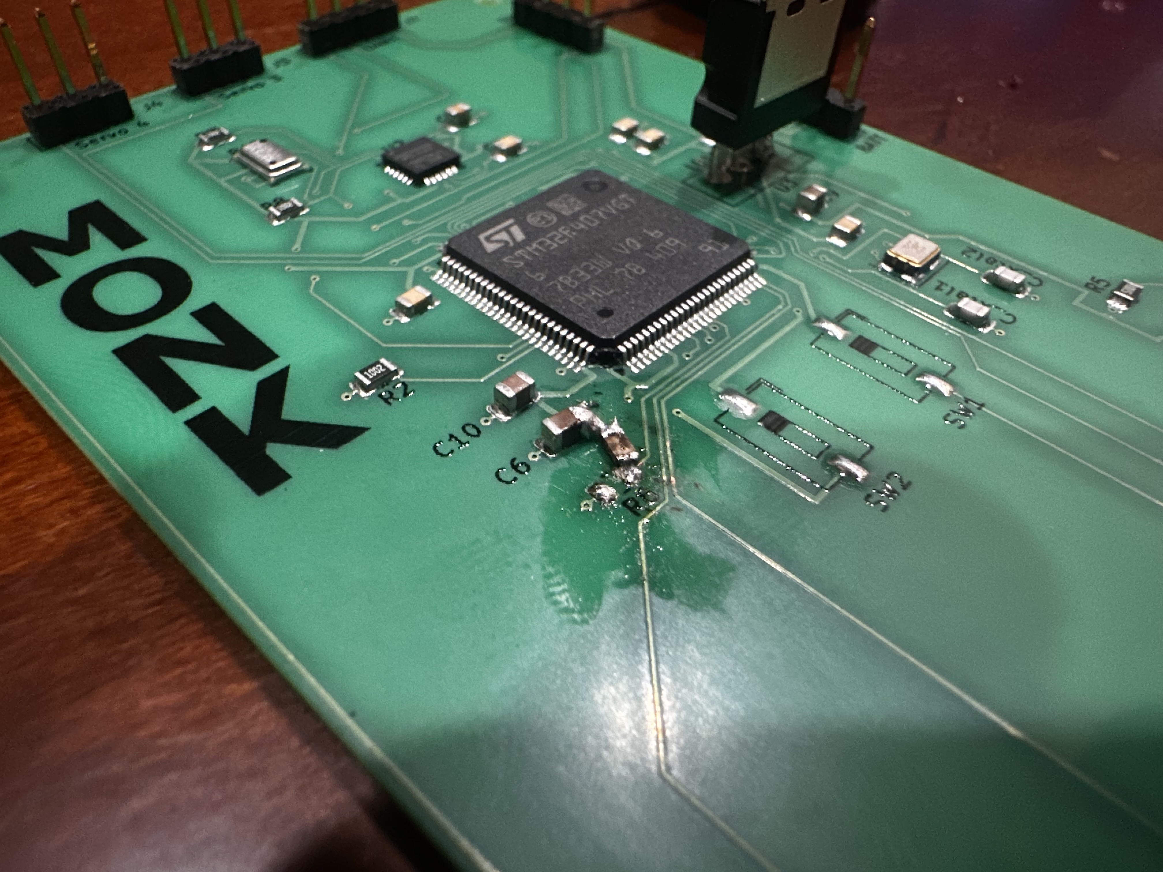 Reset Switch Soldering
